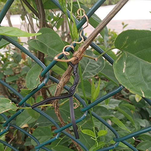 Tangser Plastic Black 6" Twist Ties, Reusable Cable Ties,Long Garbage Bag Wire Ties, Trash Bag Coated Ties, Twisty Ties For Organizing, Plant Hollding, Office, Christmas Tree (500 Pcs/6 Inch) #TOP6