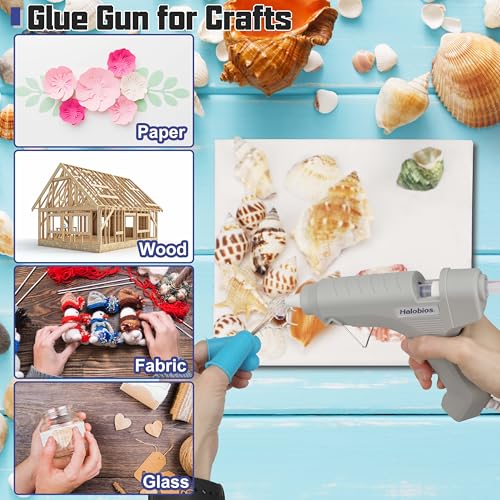 Image of Hot Glue Gun, Hot Glue Gun, Fast Preheating, Hot Glue Gun with 20 Glue Sticks, Hot Glue Gun, Hot Glue Gun, Full Size for Making