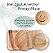Indie Palm Disposable Palm Leaf Plates – 100 Pack 8 Inch Round – Heavy Duty, 100% Compostable & Biodegradable – Eco-Friendly Alternative to Plastic & Bamboo – Perfect for Parties & Events 4