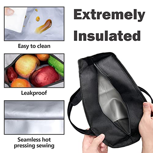 Fithome Small Insulated Lunch Bags For Women, Leakproof Lunch Box For Women And Men, Reusable Thermal Lunch Tote Cooler, Adults Fashion Lunch Bags For Work/Picnic/Travel #TOP3