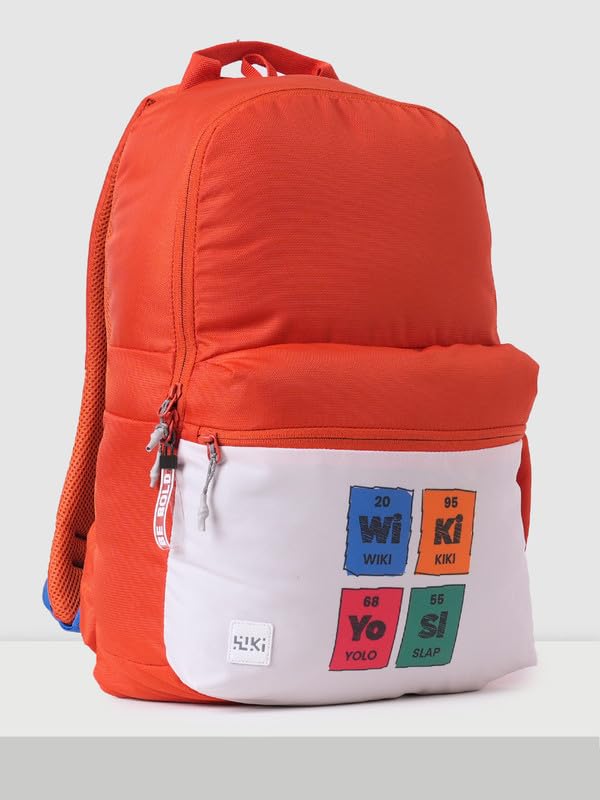 Image of Wiki Stylish Unisex Backpack Pack Durable & Lightweight backpack for Men & Women | Backpack for Office, Gym, Travel (18.5 Litre, Orange)