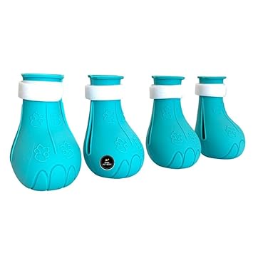 PSK PET MART 4X Cat Feet Claw Covers Silicone Cat Shoes Anti Scratch for Grooming Bathing Green | Pet Supplies | Cat Supplies | Grooming