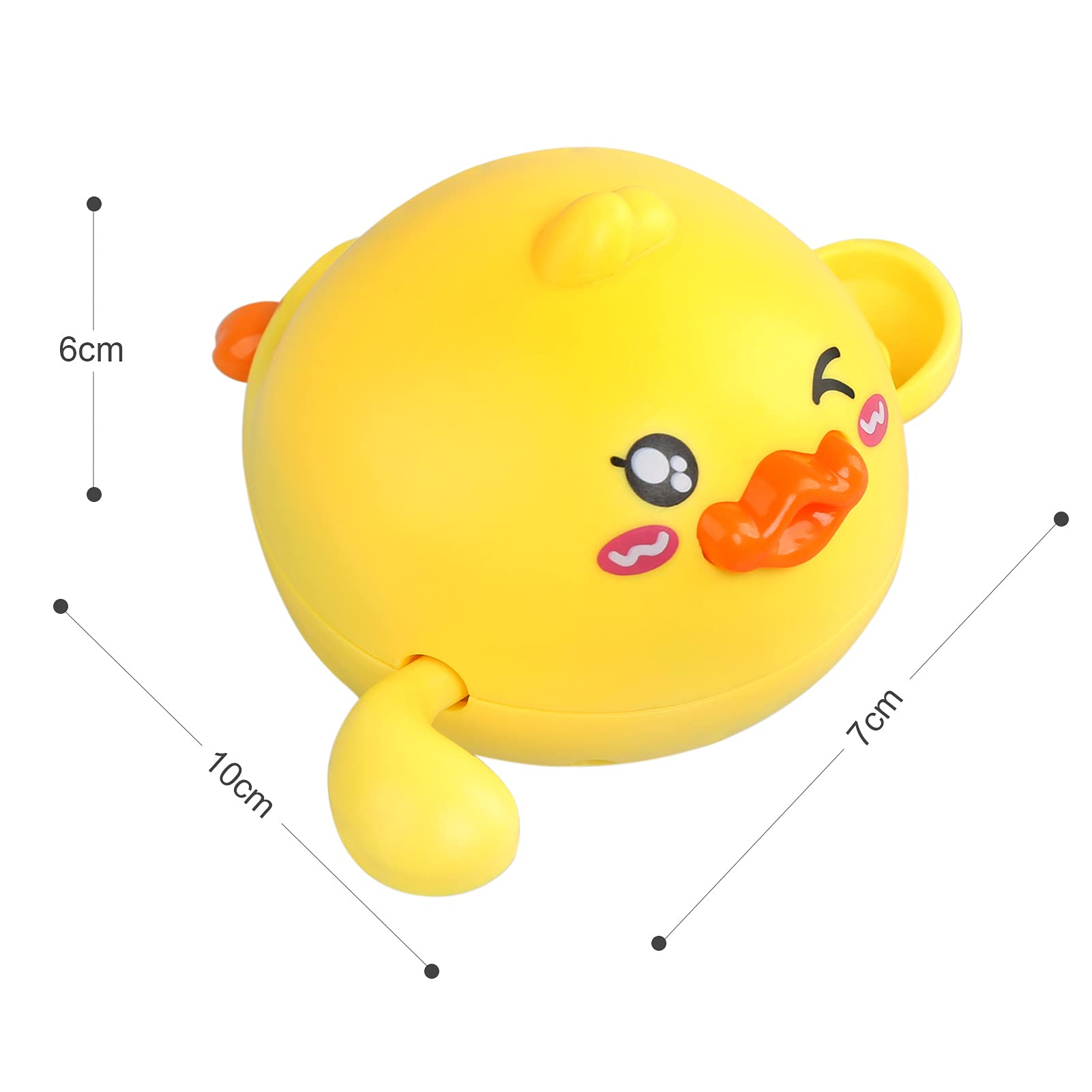 Giocattoli Da Bagno NEWSTYLE - 3 Animali A Carica, Nuotano E Galleggiano - Foto 3