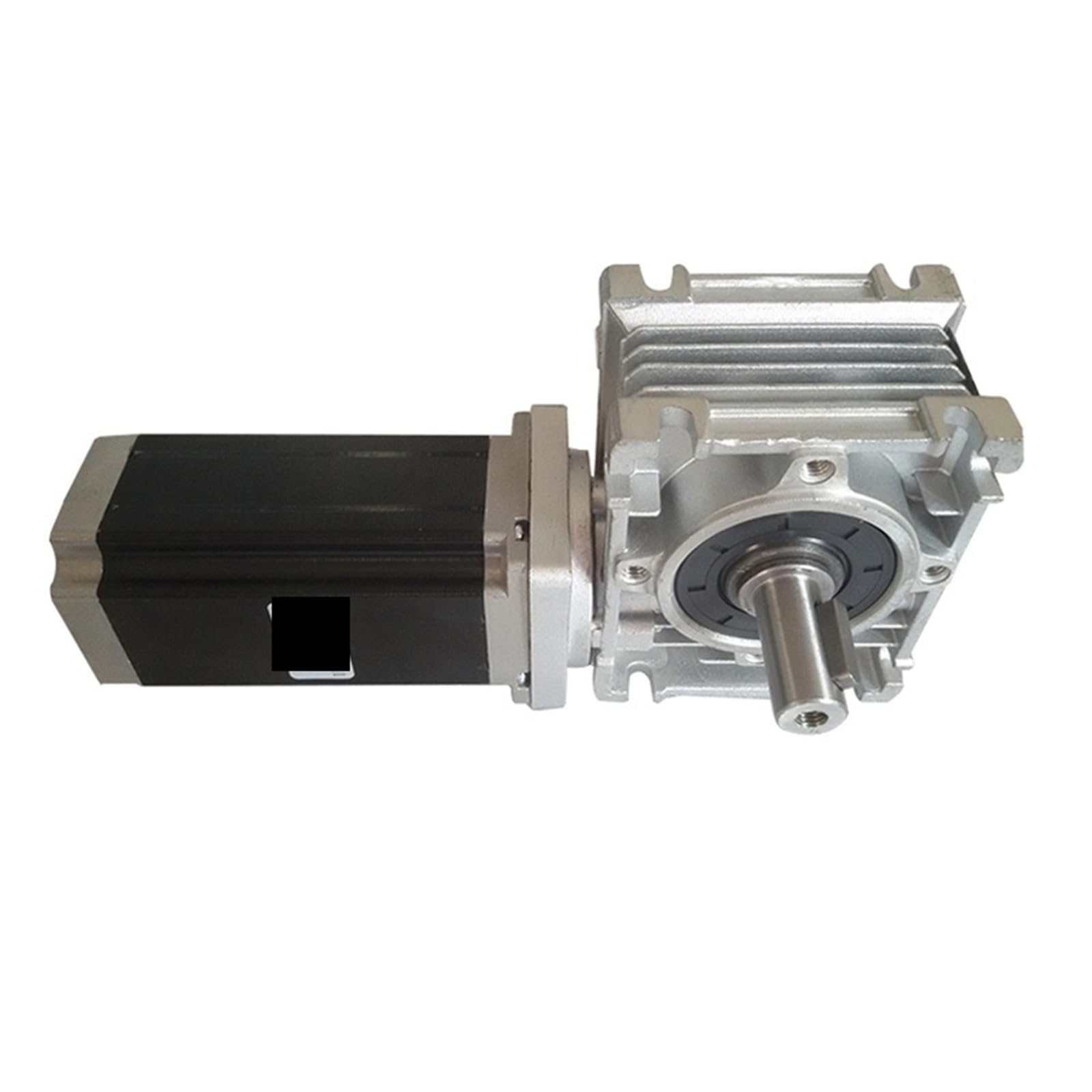 ANERTQUIH Worm Gear Reducer NMRV30 Gearbox Geared Motor NEMA23 57HS 3NM 2phase 112mm Length Stepper kit with Single Output Shaft(Ratio 30)
