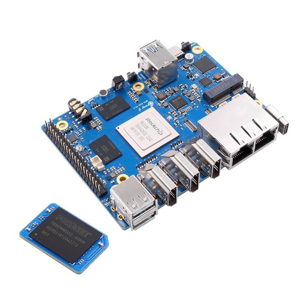 OrangePi 4A 4GB シングルボードコンピューター ケース付き OrangePi 4A 4GB シングルボードコンピューター ケース付き PCパーツ