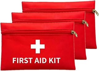 Kleines Erste Hilfe Set für Notfall,3 PCS Medikament Tasche Erste Hilfe Tasche Leer Mini Reiseapotheke Tasche Notfalltasche für Zuhause Reisen Büro Outdoor(Nur Taschen)