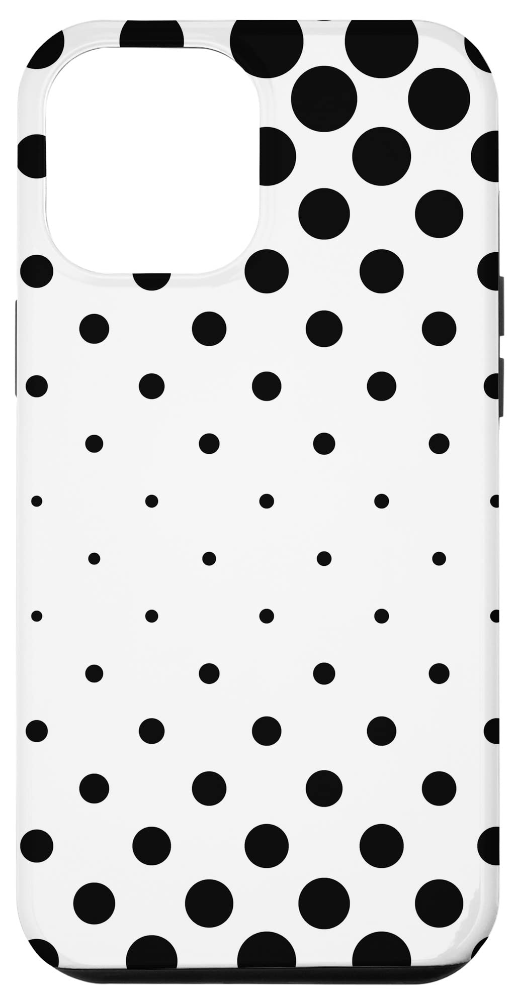 Amazon Com Iphone 12 Pro Max Black Circle Design With White Background Case Cell Phones Accessories