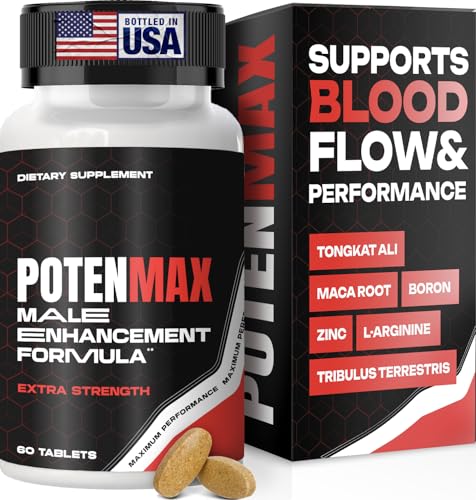 Enyvia Libido Support for Men - 19-in-1 Clinical Strength Testosterone Booster for Men with Tongkat Ali, Tribulus, Maca, L-Arginine, Mens Testosterone Booster - Blood Flow, Size & Stamina - 60ct
