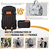 C1-All in 1 Modular Baby Backpack Carrier, Toddler Hiking Backpack with Convertible Baby Carrier & Hip Seat & Chest Bag, Easy to Wear & Switch, 500D Tactical Fabric Carrier for Hiking #3