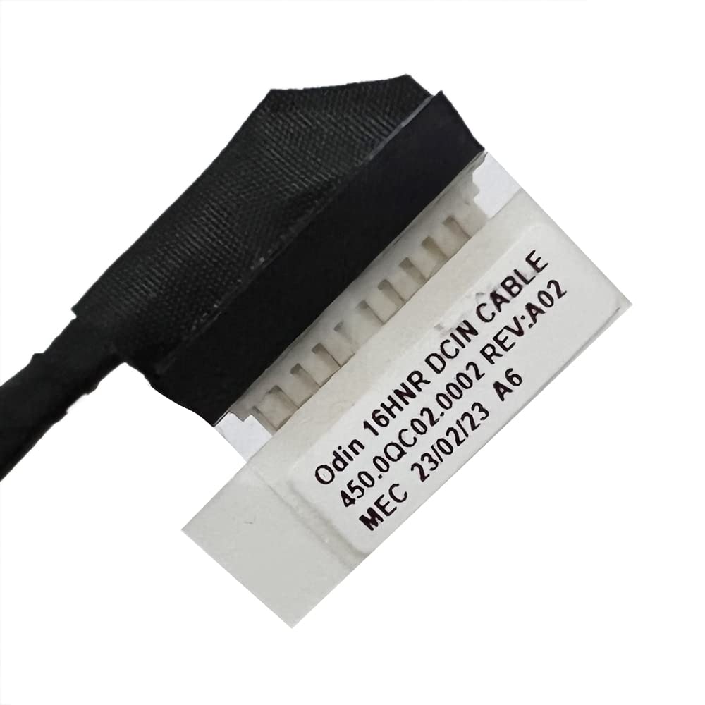 Prise Alimentation DC Jack Pour Dell Inspiron 16 7620 - Pièce Remplacement 450.0QC02.0002, Port Charge, Dock, Connecteur