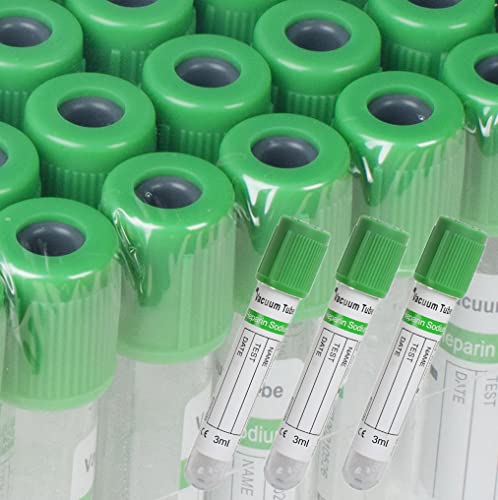 Basicf 100Pcs Standard Green Cap 300Ml Glass Storage Kit Clear Set (Us 3-6 Timely Receiving) #TOP2