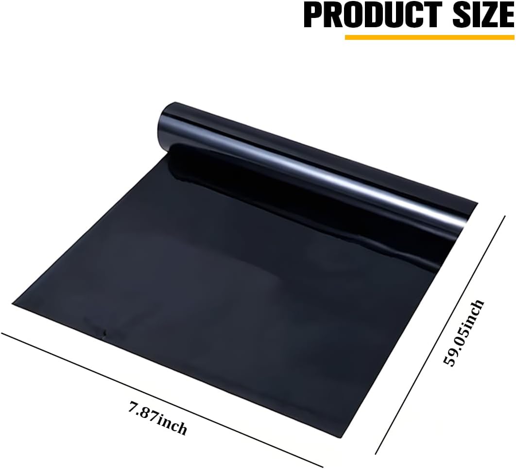 Car Windshield Tint Strip, 30% VLT Cuttable Vehicle Window Tinting Privacy Film Blocks Heat and Light, Anti-Glare Auto Front Windshield Sun Visor Tint Strip, Universal for Vehicles