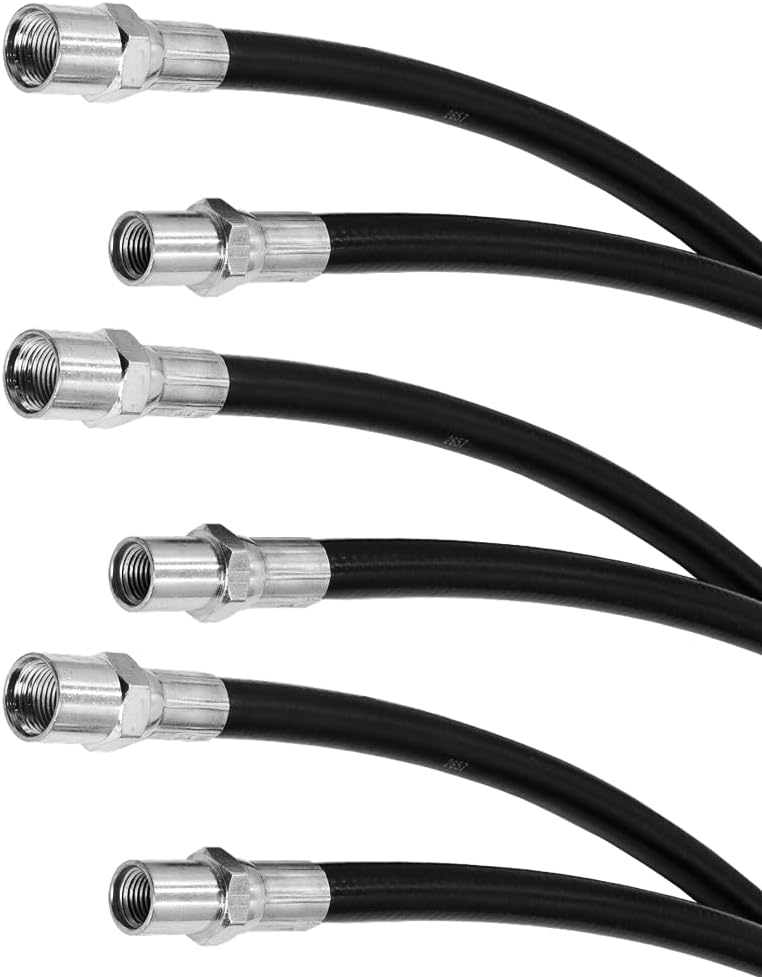 (5 Pack) 10 Lb to 20 Lb CO2 Fire Extinguisher Replacement Hose, Length 36″