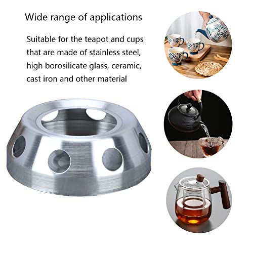 Cutefly Brushed Stainless Steel Teapot Warmer