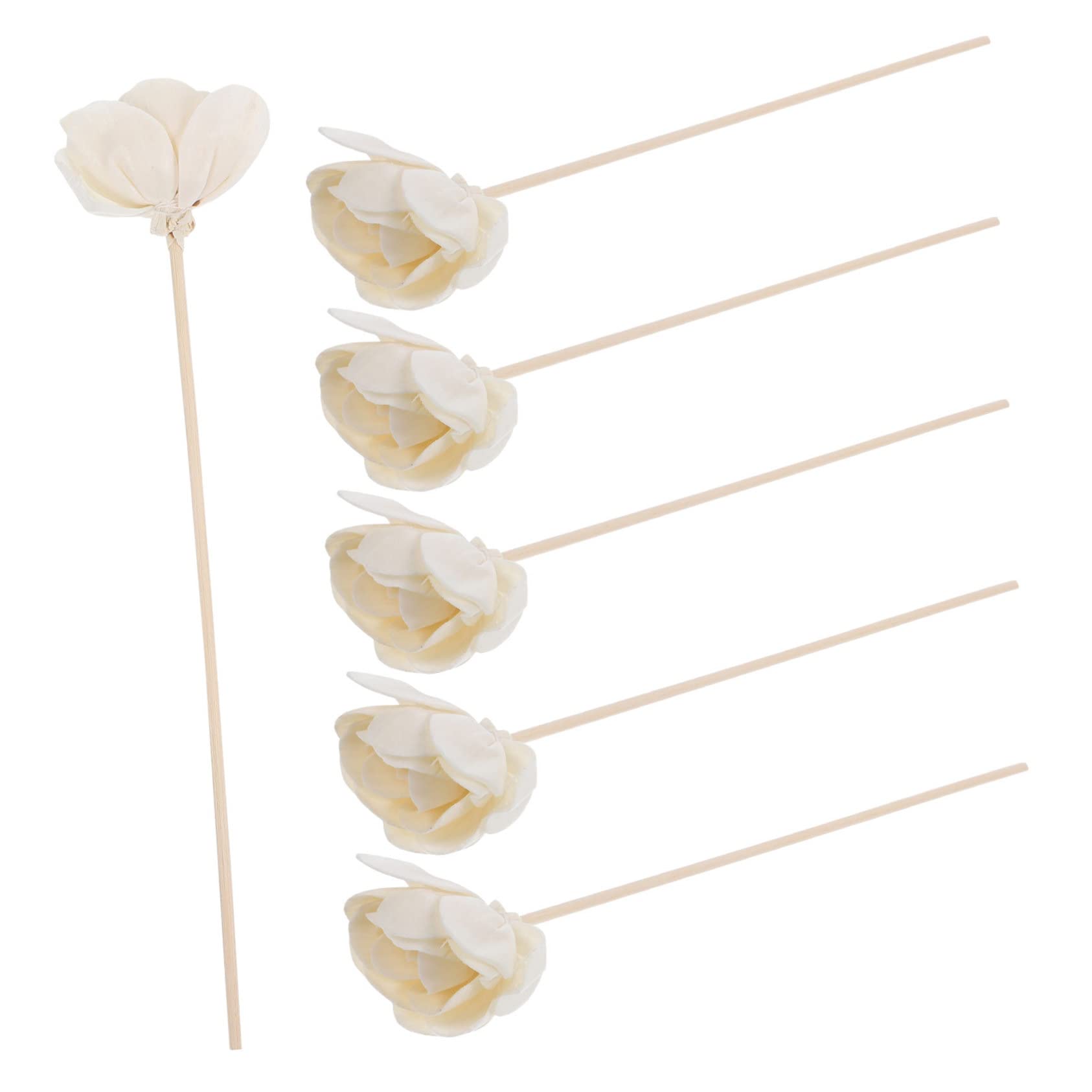 DECHOUS 30stücke Aromatherapie Diffuser Sticks Mit Kunstblumen Für Raumduft Dekorative Aromadüfte Für Wohnzimmer Büro Badezimmer Kreative Duftstäbchen Für Ätherische Öle