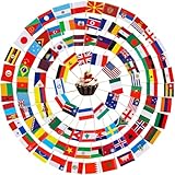 100 Stk Verschiedene Länder Zahnstocher Flagge Lebendiger Doppelseitiger Zahnstocher Flaggen, Partydekoration Cocktail Fruit Stick Cupcakes Topper