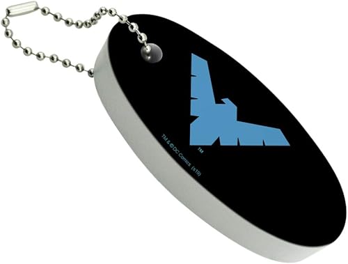 GRAPHICS & MORE Batman Nightwing - Llavero flotante de espuma ovalada para barco de pesca, boya