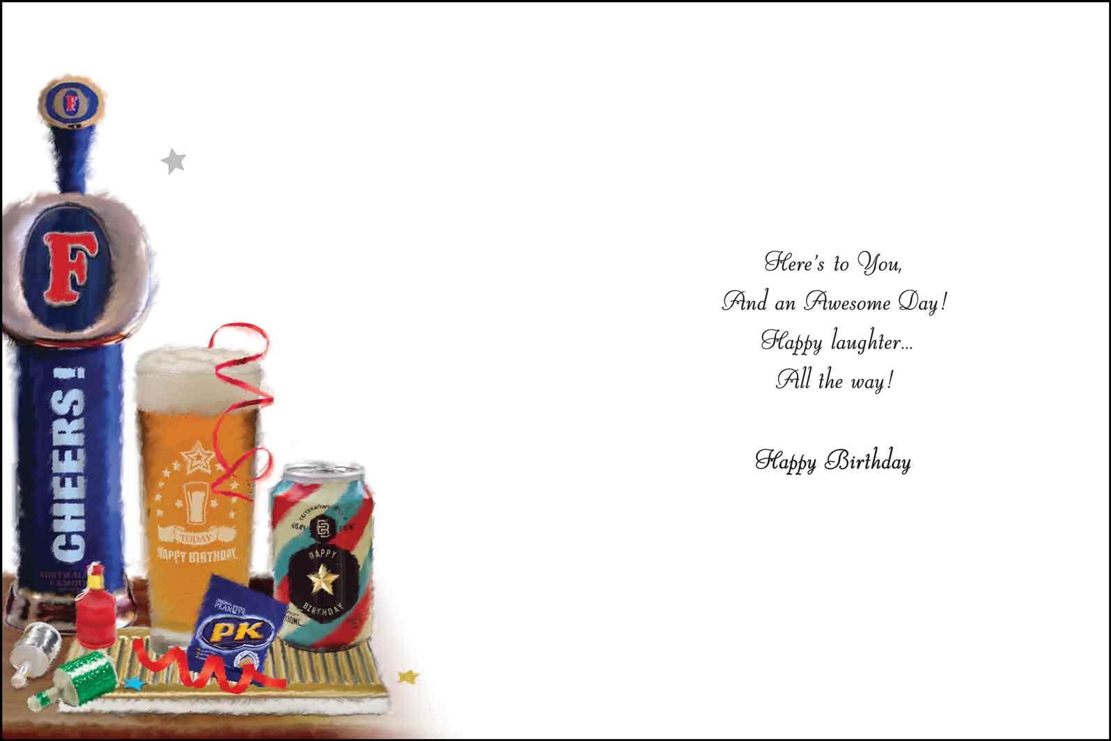 Biglietto Di Auguri Jonny Javelin Per Nipote Speciale | Con Pasticceria Francese E Glitter | Con Busta E Lamina Argentata