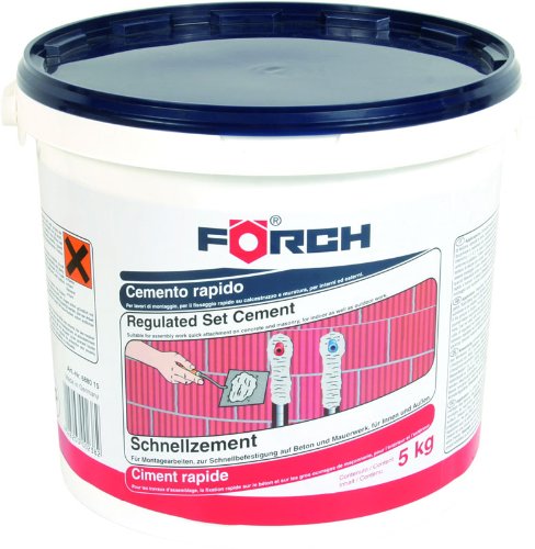 5 kg de cemento rápido.