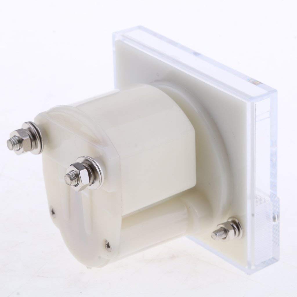 Amperometro analogico DC - 0-15A, precisione classe 2.5, bianco, 64x56x52mm