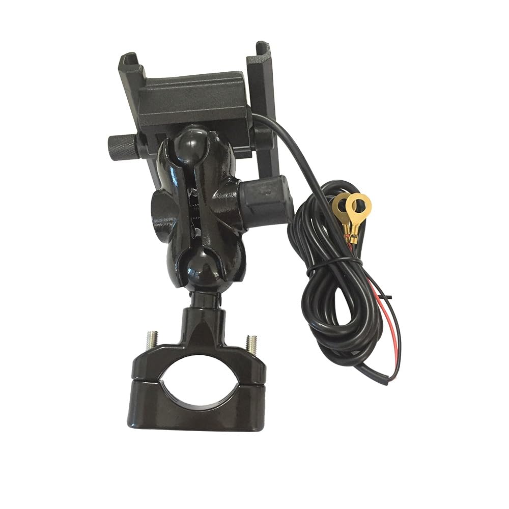 VAKIRA Uchwyt na telefon komórkowy do motocykla, port USB, szybkie ładowanie Qc 3.0, wodoodporna, bezprzewodowa ładowarka na kierownicę, uchwyt do ładowania telefonu 11 bezprzewodowa ładowarka do poja