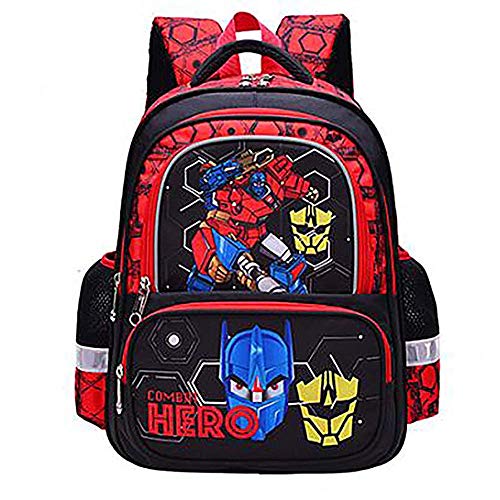 Mochila para niños Escuela primaria impermeable y resistente al desgaste Transformers
