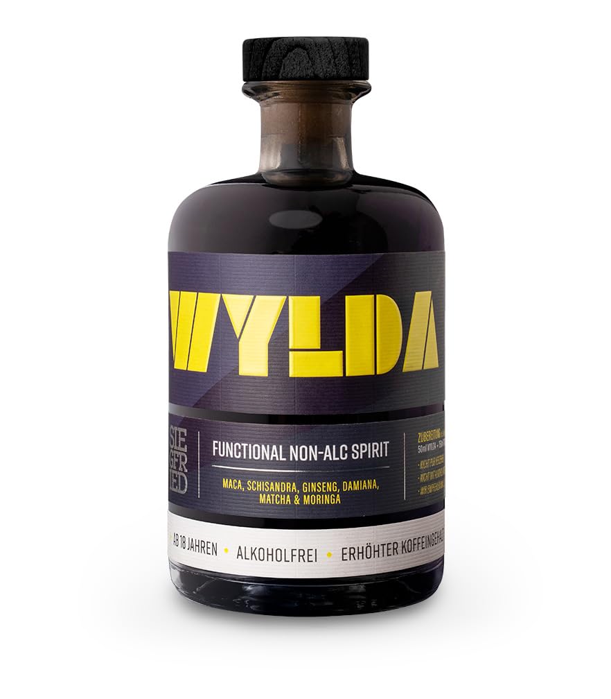 Wylda | Energy Konzentrat ohne Zucker| Alkoholfrei ab 18 | Vegan | 500ML