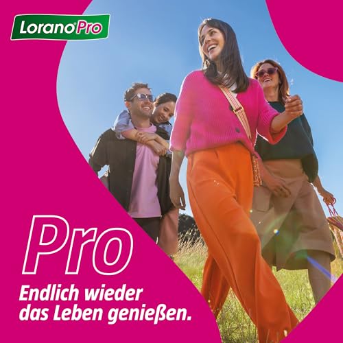 Lorano®Pro 5 mg bei Allergie – Keine Allergietablette ist stärker* | 2x18 St | Die Allergietabletten für alle Heuschnupfen-Symptome | Macht nicht schläfrig***