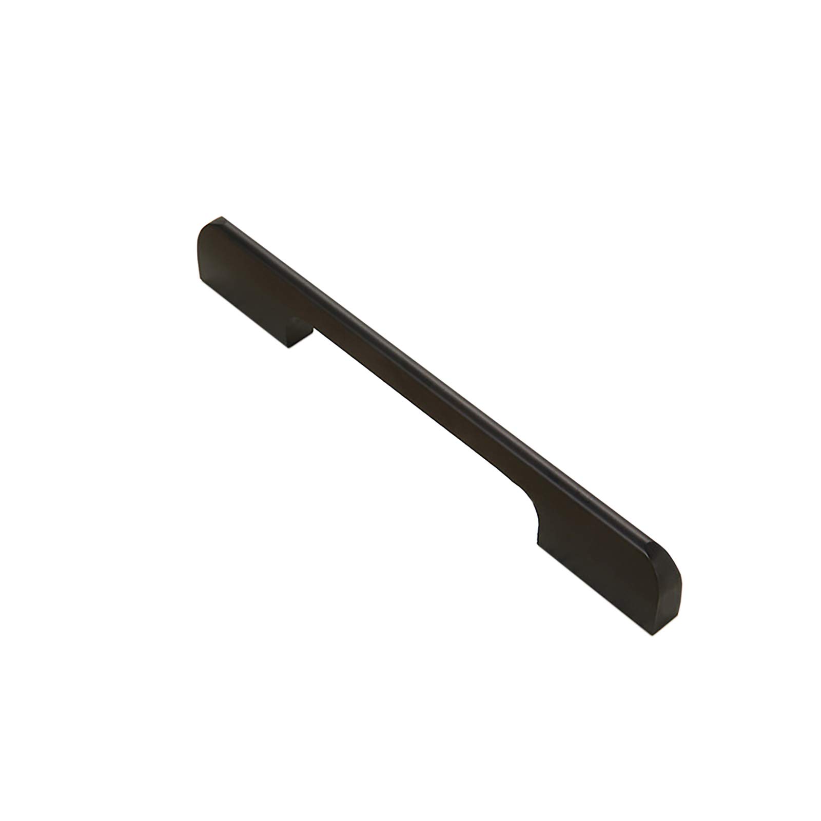Machswon Black 1 Pcs Cabinet Pulls Dresser Drawer Pulls Kitchen Cupboard Door Pulls, Aluminum Alloy Furniture Handles Pulls Wardrobe Handles Door Handles, Hole Center 160Mm