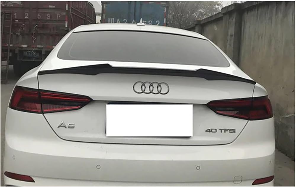 MpTuned Spoiler posteriore A5 B8 S4 Style V Forma Lucido Nero Bagagli Spoiler Per A5 2007-2016 Anno Modelli Performance Tuning Restyling