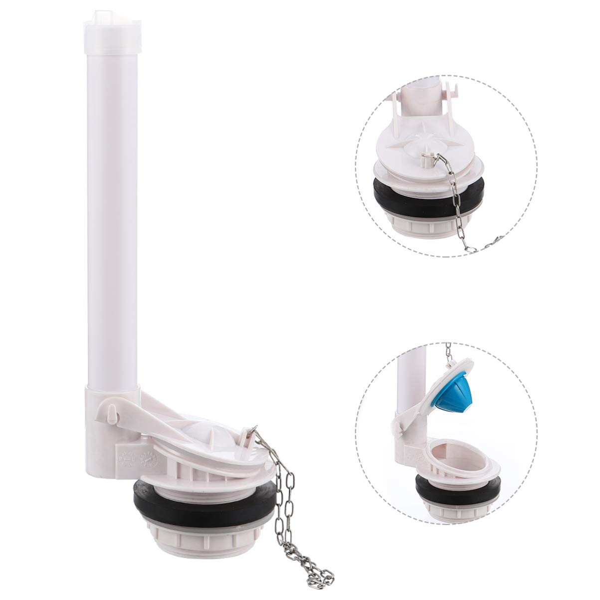 5 Chaînes De Clapet Pour Toilette - En Acier Inoxydable - Remplacement Universel - 25 Cm