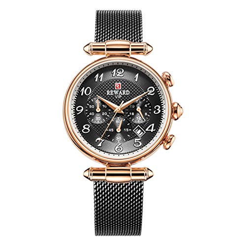 Reloj de Mujer Moda Mujer Relojes Marca de Lujo cronógrafo Deporte Mujer Relojes japón Movimiento Fecha Mujer Reloj Reloj de Pulsera