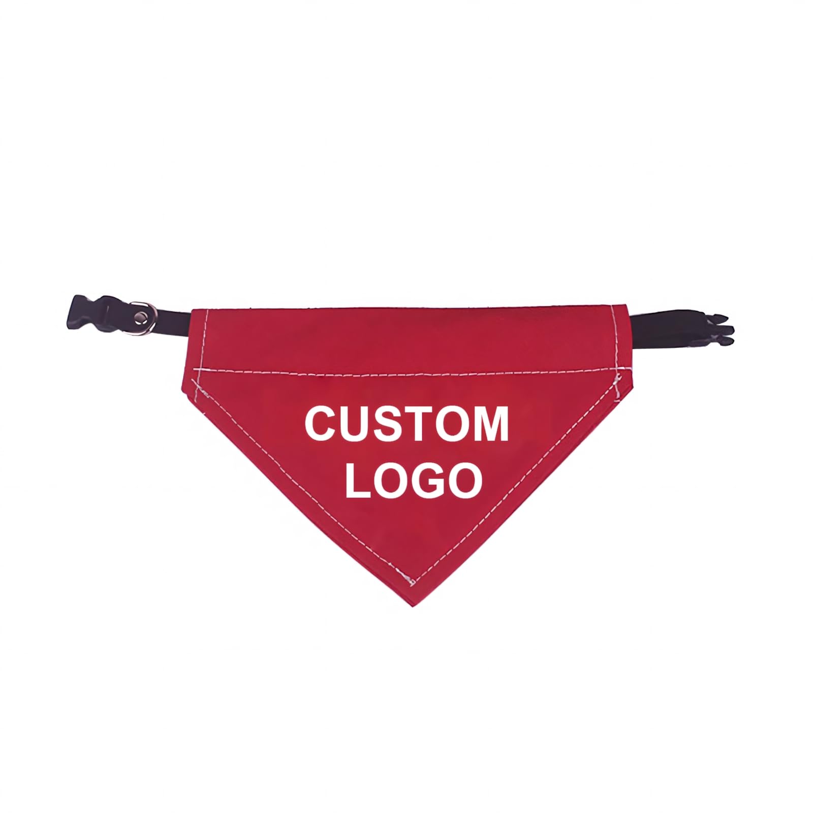Muka Personalised Dog Bandana Washable Adjustable Dog Triangle Scarf Dog Birthday Bib with Photo/Logo/Text