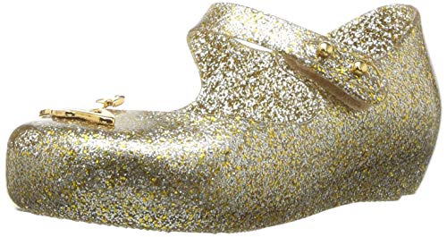 Mini Melissa Baby-Girl's Vwa + Mini Ultragirl Xi Mary Jane Flat, Gold Gltr, 8 Medium Us Toddler #TOP6