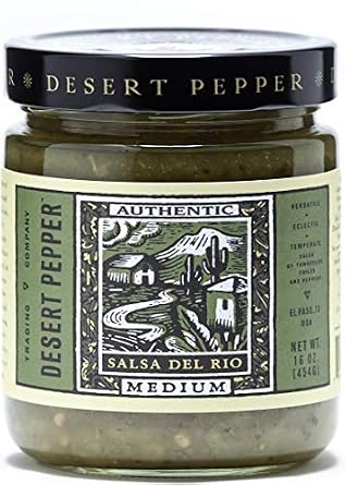 Desert Pepper Salsa Del Rio, Medium, 16-Ounce 16oz, 2...