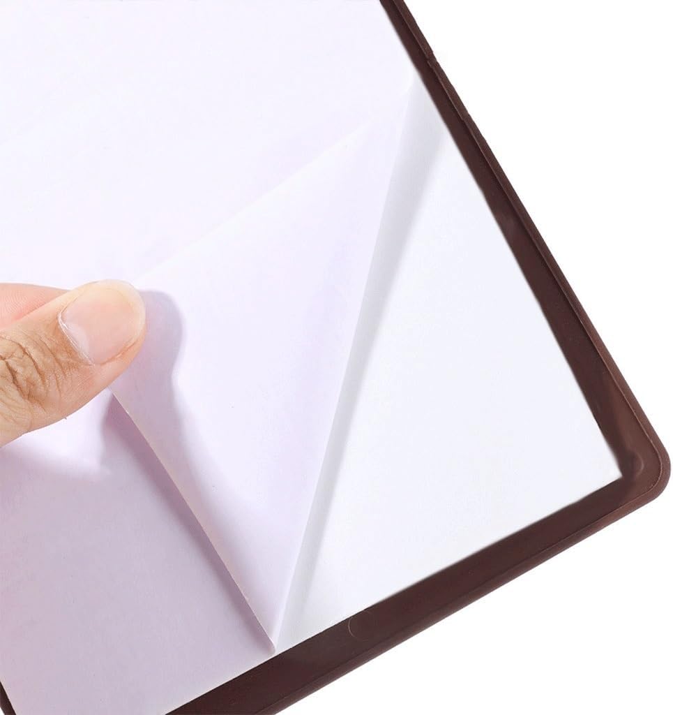 Toilet Sign Sticker Self-Adhesive Removable Imitation Leather Man Woman Toilet Painting Plate, for Bar Pub Wall Decoration Crafts(Women Me)