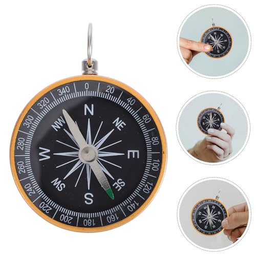 Brújula portátil para senderismo con llavero 44mm miniatura 7