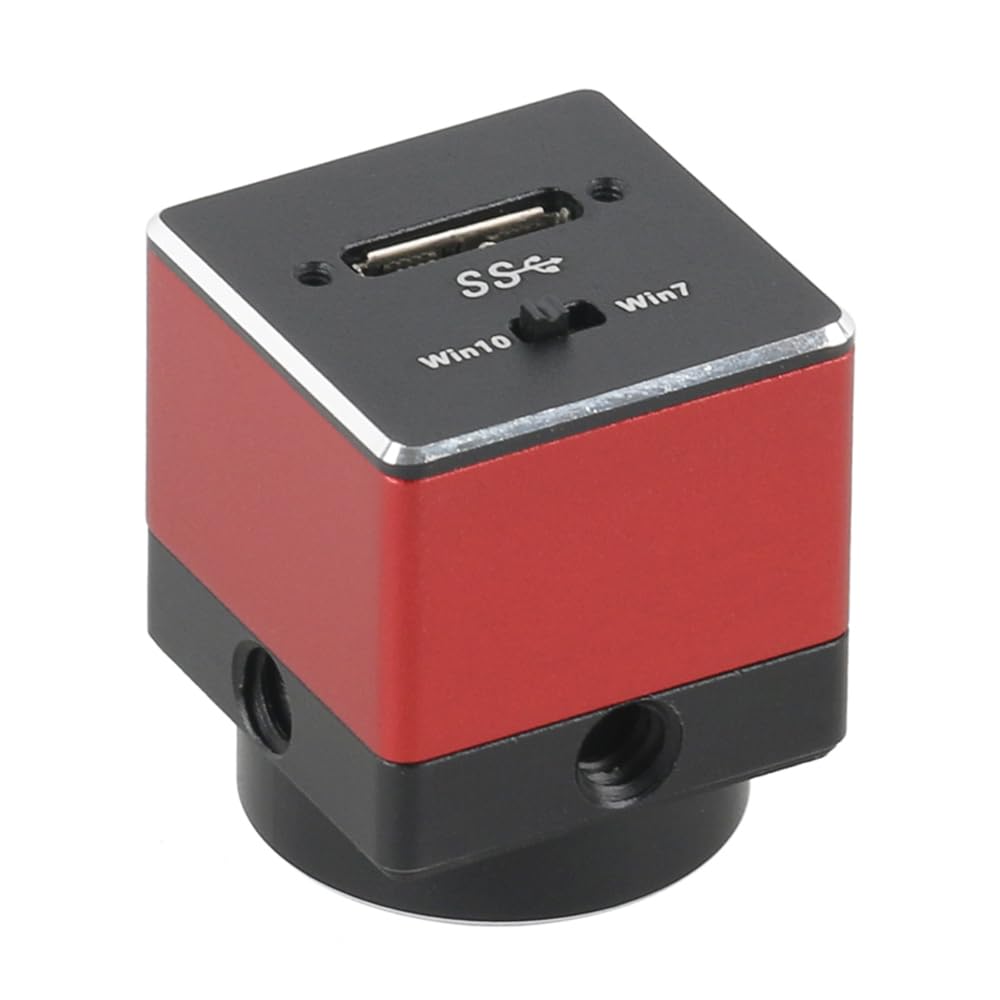 Videocamera Elettronica per microscopio Industriale Digitale Micro USB 3.0 HD da 5,0 MP e Obiettivo con Attacco C 100X