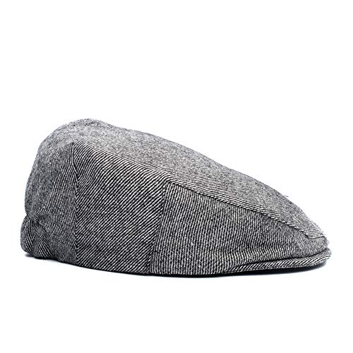 Born To Love Flat Scally Cap Boy's Tweed Page Boy Newsboy Baby Kids Driver Cap Hat Xl, Grey Stripe #TOP5