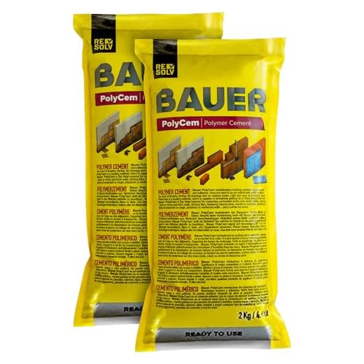 Best cement for casting umbrella stand Bauer Instant Polymer Cement, 4kg