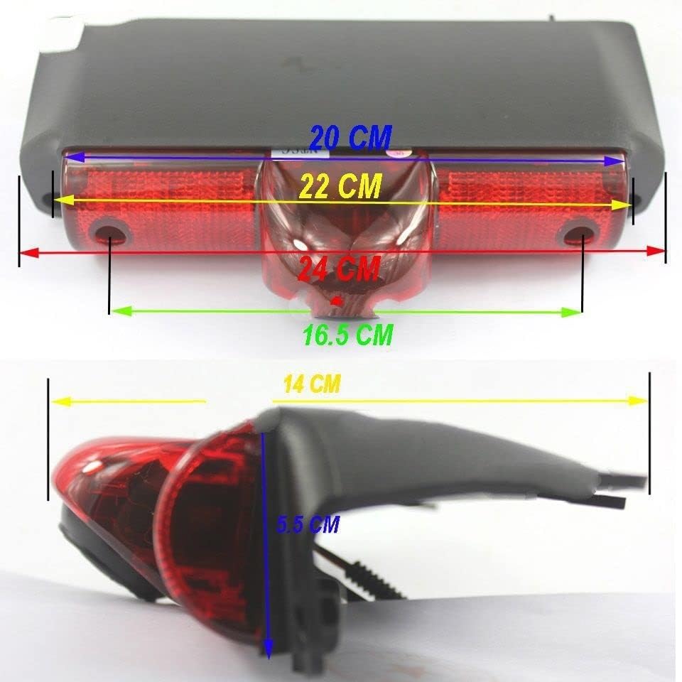 Kamera cofania ze światłem stopu samochodu, do Chevroleta, Expressa, GMC Savana Cargo Van z noktowizorem Kamera tylnego światła stopu samochodu(Black CAMERA AND SCREEN)