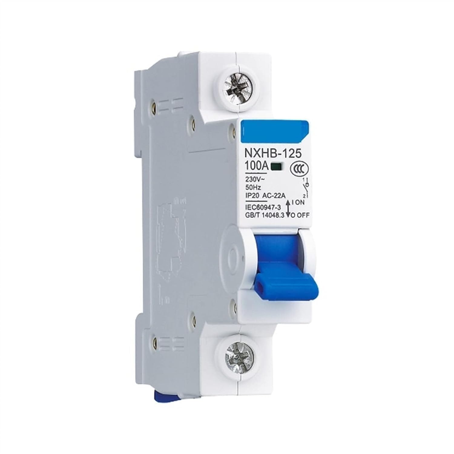 Disjoncteur NXHB-125 4P 125A sectionneur isole rail DIN pour tableau electrique