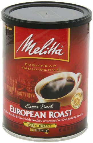 Melitta European Indulgence Extra Dark Roast Coffee (2 Pack)