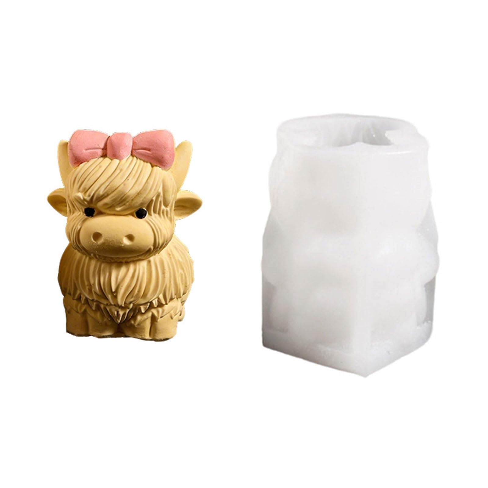 NVOQILIN Multipurpose Cattle Themed Silicone Great for Making Resin Art and Creative Decoration Artistic