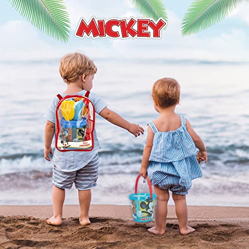 Disney Mickey And The Roadster Racers Mouse Sac À Dos De Plage Cube Avec Accessoires 18 Cm 48217 - vue 5