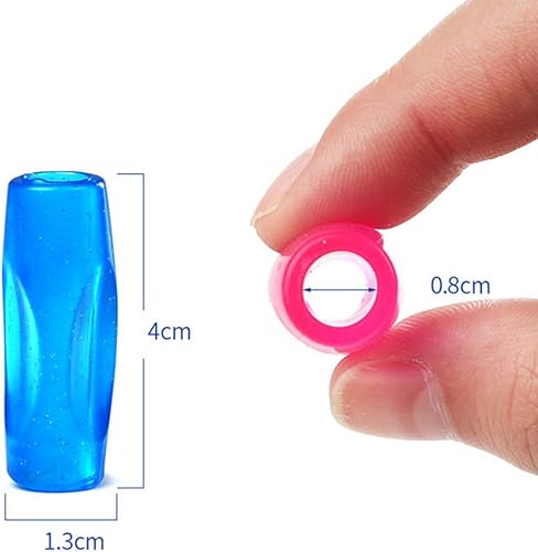 Miniatura 4 de EXCEART - Juego de 20 fundas de silicona para bolígrafos de agarre para niños, para herramientas de corrección de postura para niños preescolares,