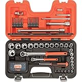 Bahco BAHSL79 79PC 1/4 & 1/2IN SQDR Socket Set (Slim), Orange