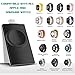 Watch Charger Stand, Wireless Watch Charger for All Models of Apple Watch and Samsung Watch with USB-A and Type-c, Fast Charging Magnetic Watch Charging Station Black