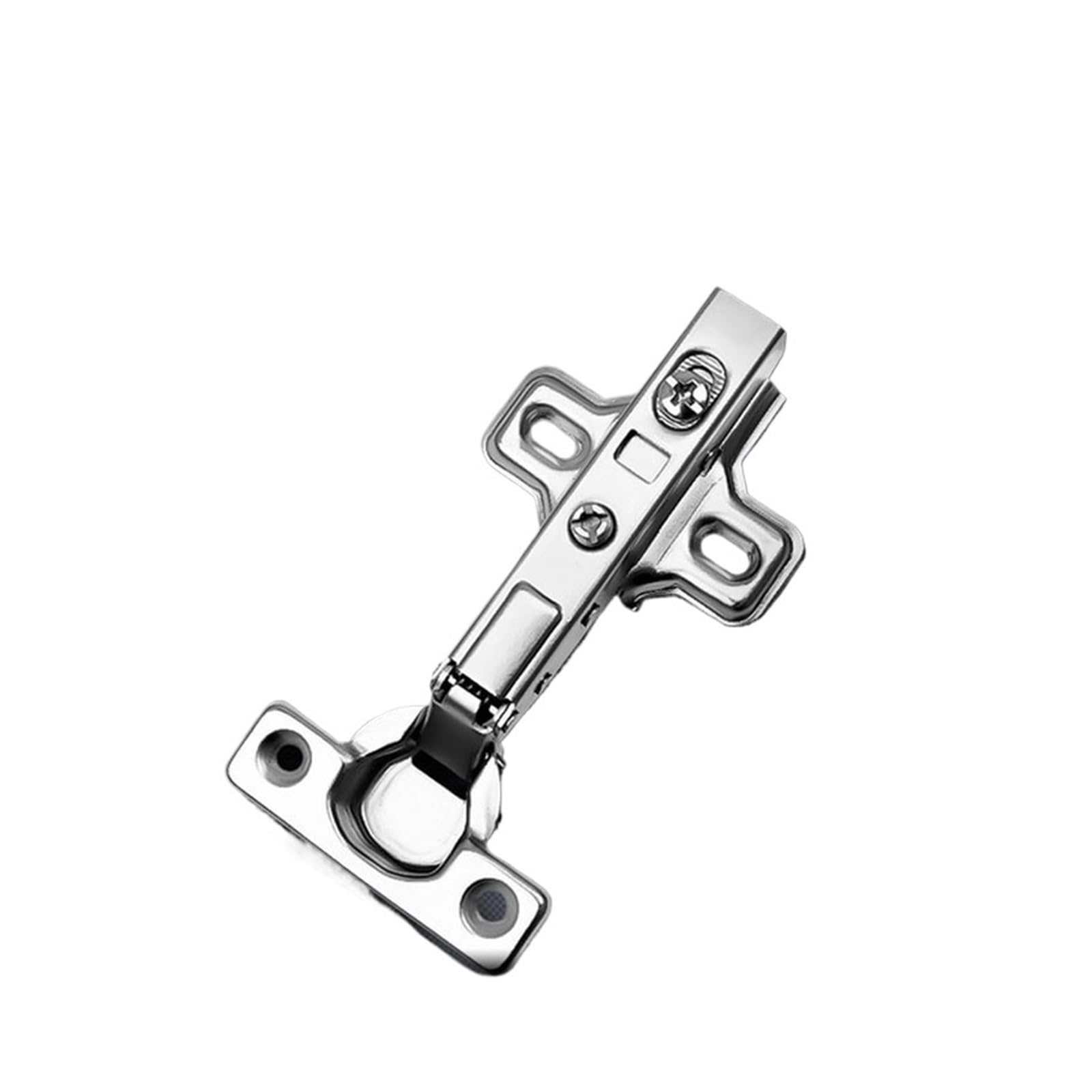 Hydraulische Soft-Close-Schrankscharniere, 26 mm, leise, selbstschließende Stahl-Küchentürscharniere, 10 Stück für reibungslosen Betrieb