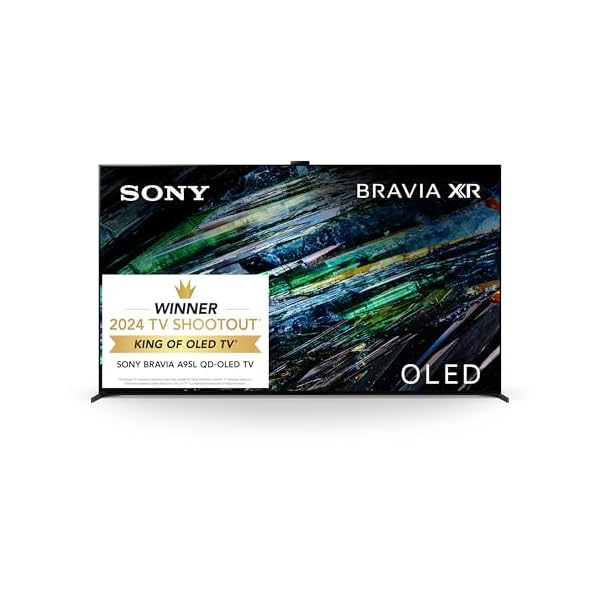 Sony QD-OLED 55 inch BRAVIA XR A95L Series 4K Ultra HD TV: Smart Google TV with Dolby Vision HDR and Exclusive Gaming Features for The PlayStation® 5 XR55A95L- Latest Model